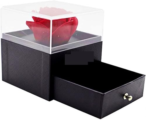 OGMAY Acrylic Rose Necklace Gift Box Jewelry Box Gift Box