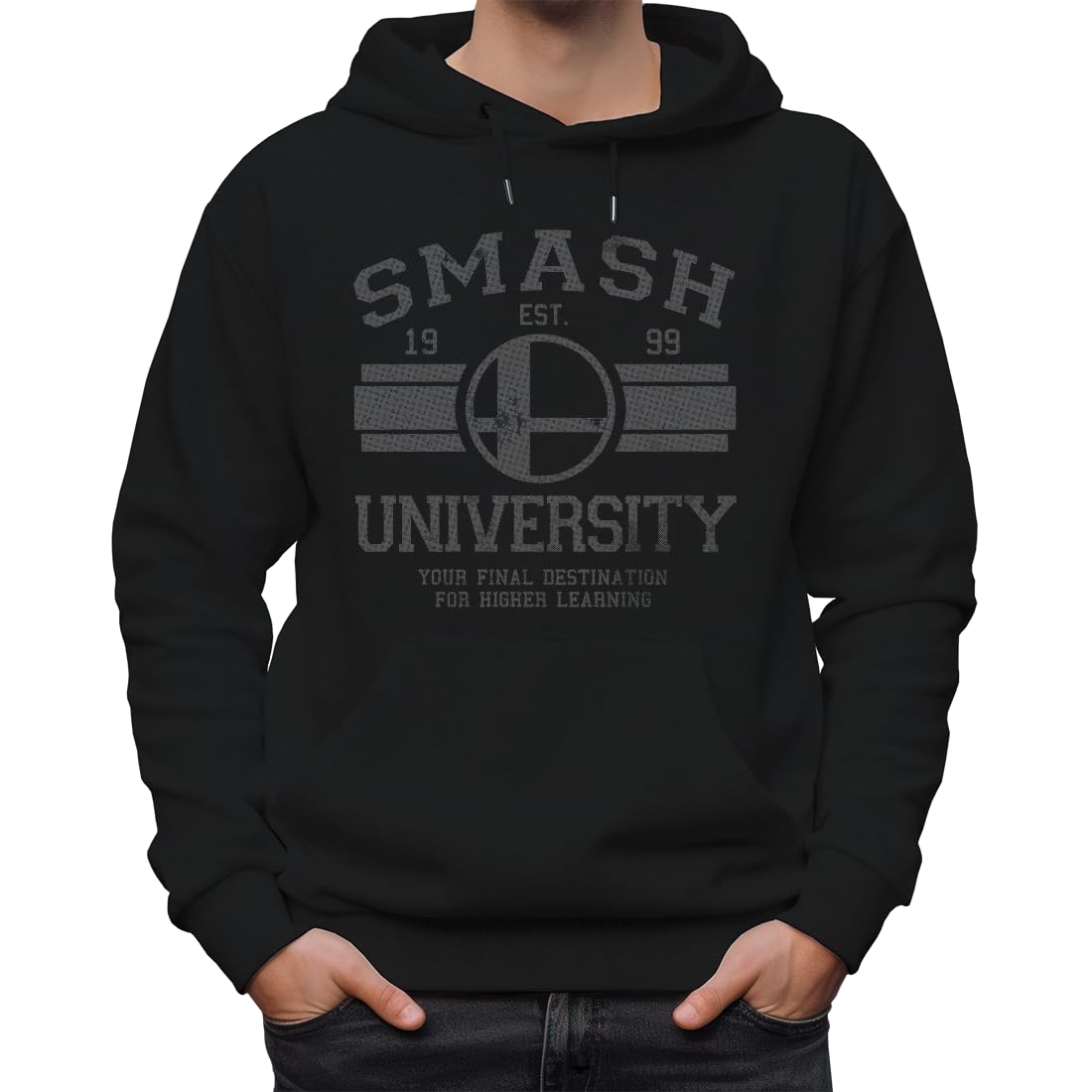 Smash University klasyczna bluza z kapturem, uniseks dla mężczyzn i kobiet