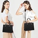 CHICAROUSAL Crossbody Purses and Handbags for Women PU Leather Tote Top Handle Satchel Shoulder Bags - Image 2