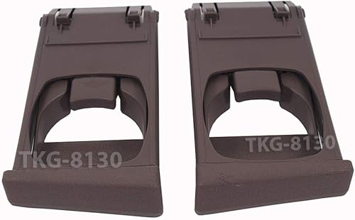 K1AutoParts 1 par de portavasos marrón para Toyota Fortuner SUV 2005-2014