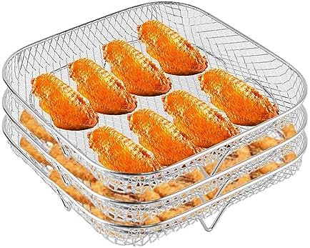 Edelstahl Air Fryer Grill Rost 15,2cm | Zum Dämpfen & Backen | Mehrere Größen Verfügbar
