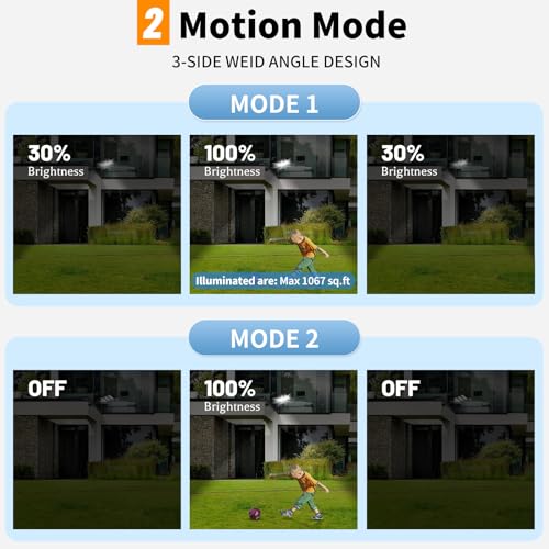 Solar Street Light Outdoor 2 Pack with Motion Sensor & Remote Control IP65 - image 2
