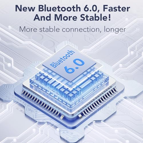 Image of NE20 Earbuds,2025 New AI Translation Earbuds Real Time Wireless Bluetooth 6.0 AI Headphones LCD Touch Screen Support 135 Languages Translation Real Time Translator headphones Support Playing Music
