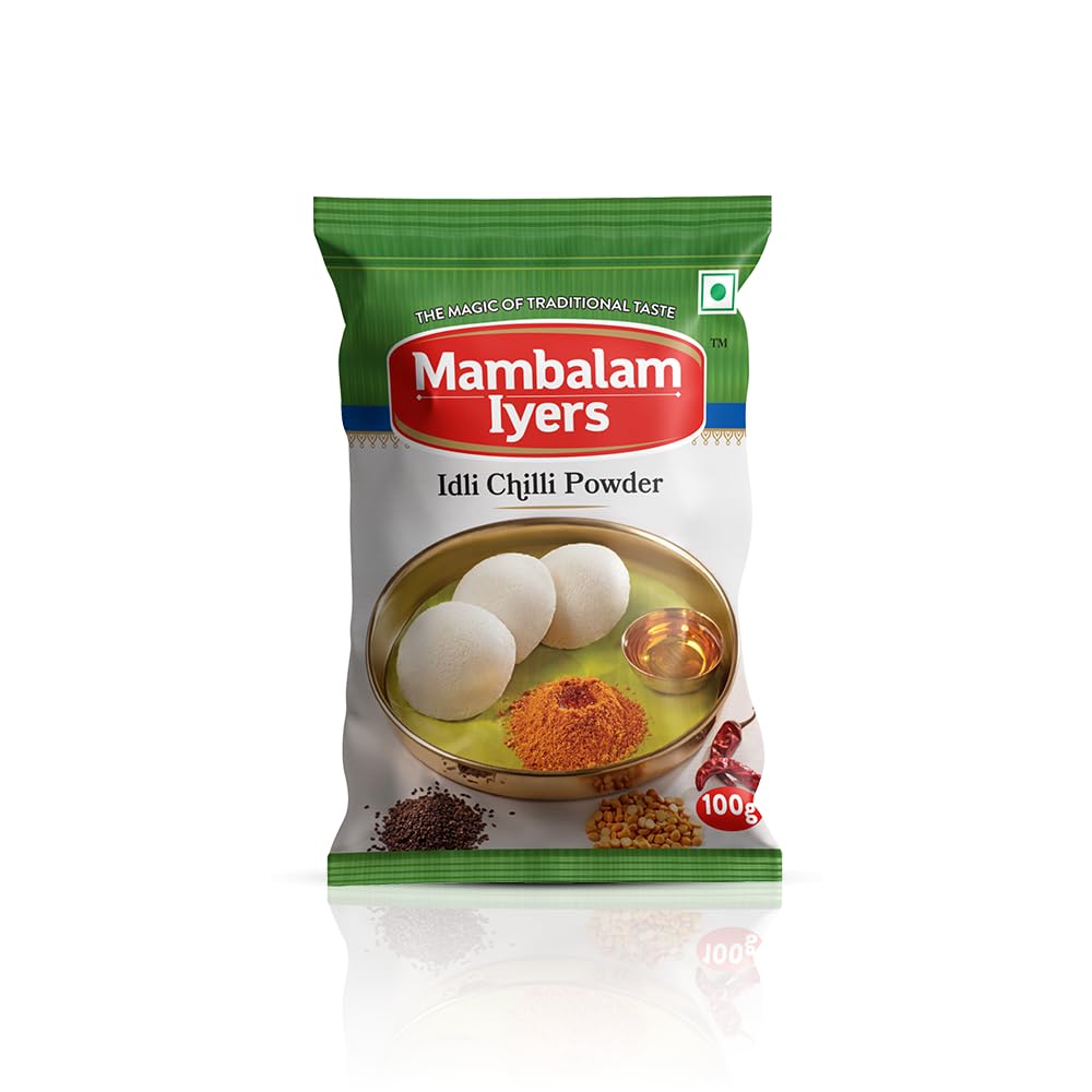 Mambalam Iyers Idli Chilli Powder -100g pouch pack | Idly milagai podi | A Flavourful Essential masala for south-Indian kitchen (B0DGDC4ZLK) Amazon Price History, Amazon Price Tracker