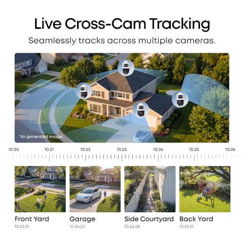 eufy NVR System E50 4-Cam Kit 4K Dual-Lens Bullet-PTZ 2TB HDD 24/7 Recording Color Night Vision - image 5