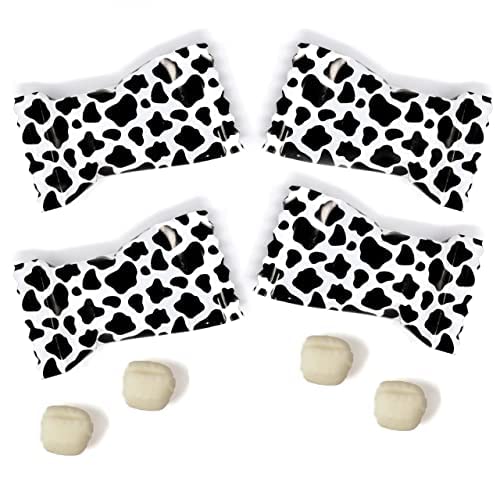 Cow Print Butter Mint Candies Bags 100 Count Individually Wrapped Farm Animal Mints Candy 13 Ounce Bags (368G) Cowboy Farmer Goodies Treat Sweets Birthday Baby Shower Party Favor Supplies Decorations #TOP5