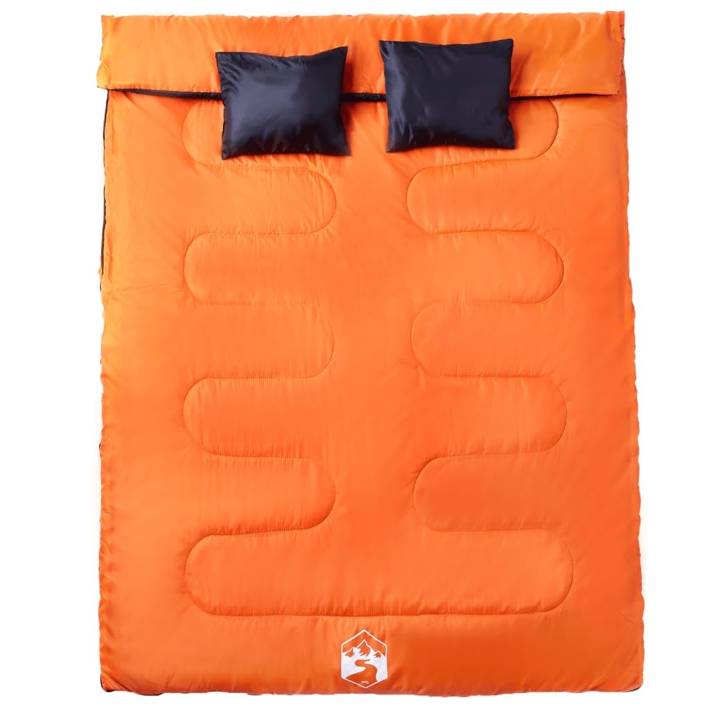 Saco de Dormir Doble y Almohadas Camping Adultos 3-4 Estaciones,Deportes,Actividades al Aire Libre,Camping y Senderismo,Sacos de Dormir,3.23kg-94448