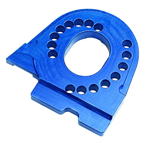 Image of Hobbypark Aluminum Motor Plate for Traxxas TRX4 TRX6 Motor Mounts (Blue)