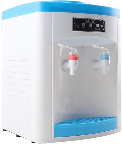 Top Loading - Dispensador de agua para encimera, dispensador de agua para botellas de 3 a 5 galones, dispensador de agua fría caliente para el