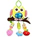 Happy Cherry Muñeca Sonajero Sonaja Colgante Juguete Juego Educativo Peluche de Animales Infantil para Bebés Recién Nacidos Niños Niñas Carrito Cochecito Cuna Infantil Buhó