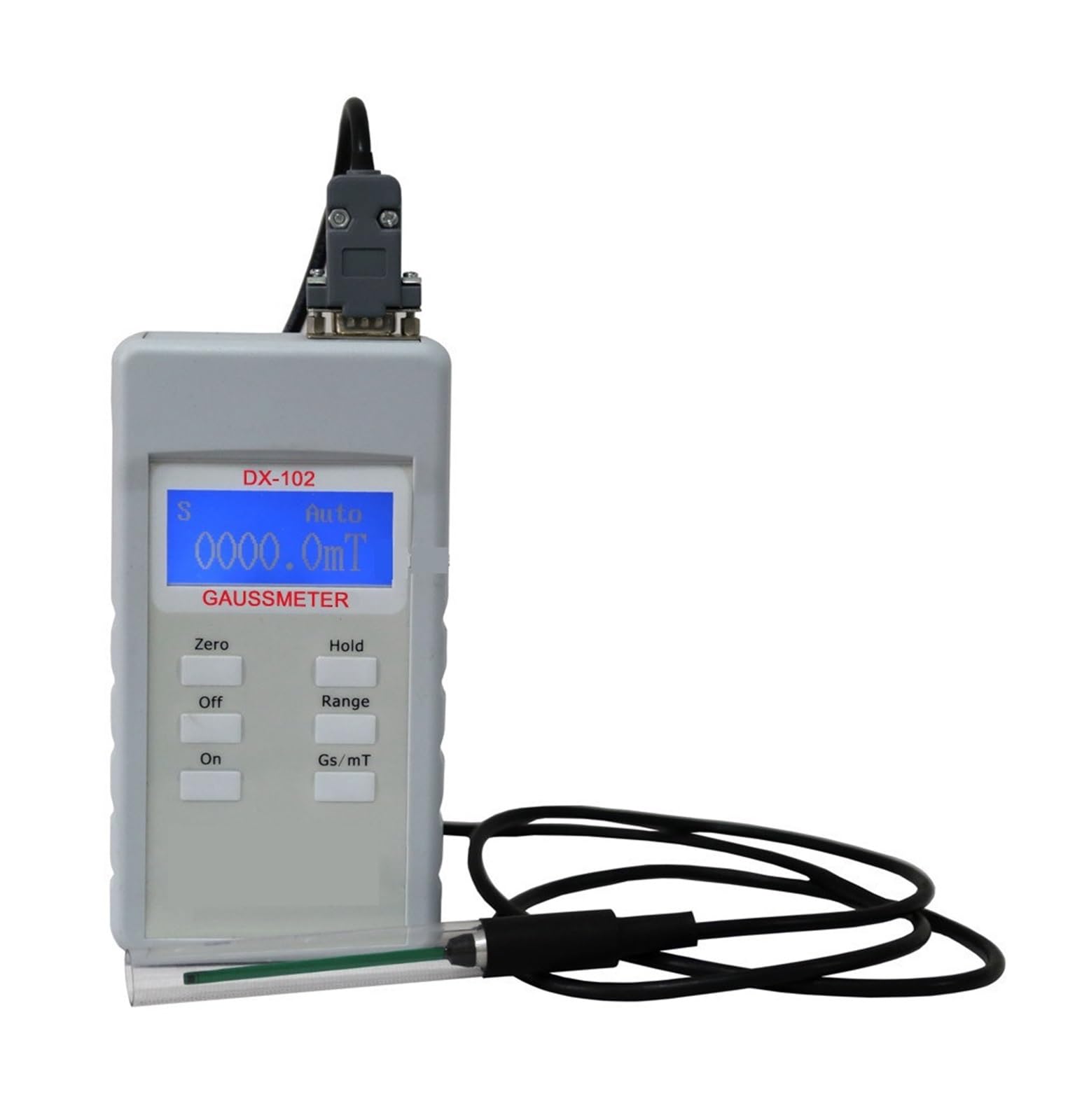 DX-102 Handheld Gauss Meter Portable Digital Probe for Testing Magnets for Industrial Inspection