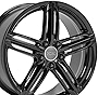 OE Wheels LLC 18 inch Rim Fits Audi RS6 Wheel AU12 18x8 Black Wheel 35 ET