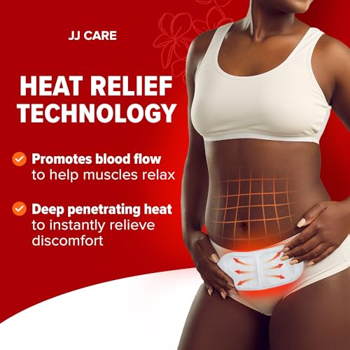 Image of Heat Patch for Menstrual Cramp Relief (6 pcs Large), Period for Cramps with Air-Activated Carbon, Menstrual Heating Patches for Period - 3.74 x 7.87 inches
