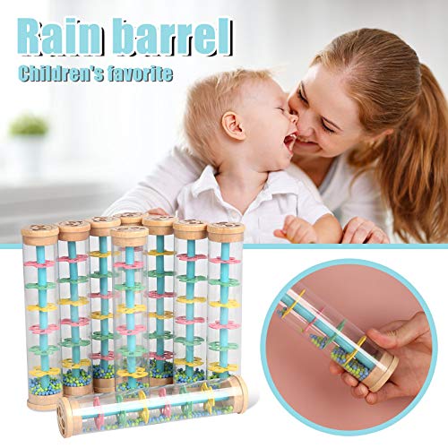 Sbyhbhyds-Visual-Stick-Fine-Skills-e-Rain-Motor-Learning-Strumento-Giocattolo-per-stimolazione-precoce-in-Legno-2-Anni-Bambina-Festa