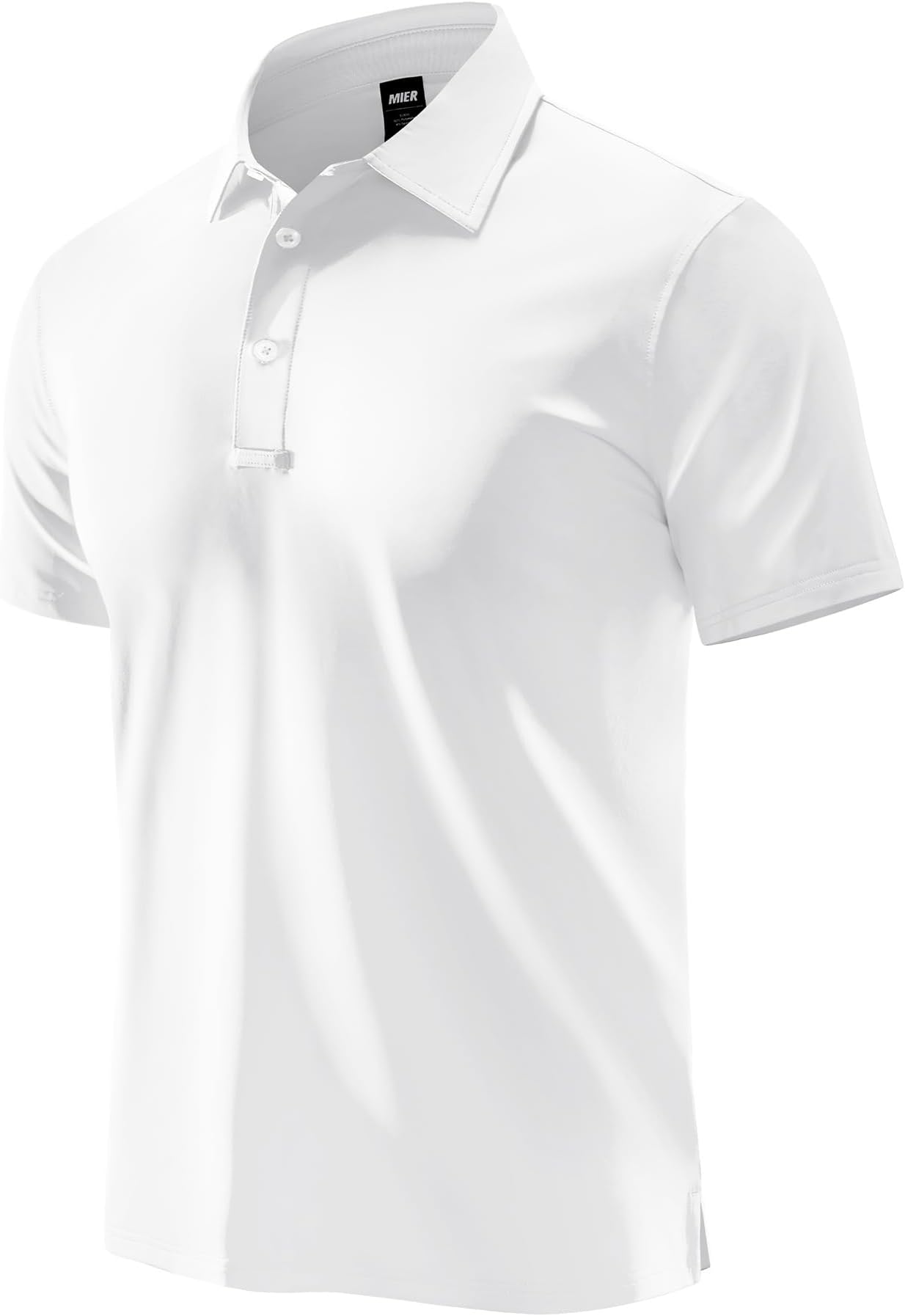 Polo Shirts for Men Short Sleeve Dry Fit Performance Golf Tennis Active Collared Shirts, UPF 50+ Sun Protection