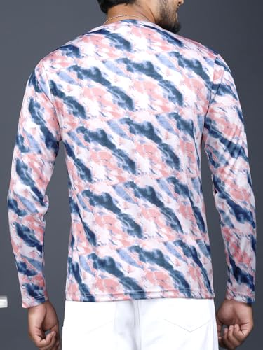 Image of Noble Monk Men's Regular Fit Round Neck T-Shirt |Full Sleeves | Casual T-Shirt for Men