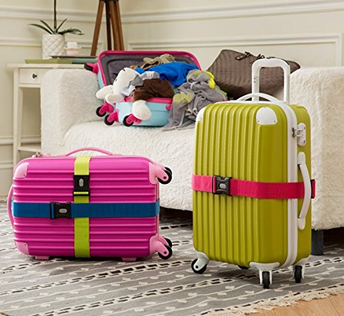 Sangle De Valise Orange Avec Boucle Verrouillable - 2 M X 5 Cm - Uxcell
