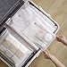 30 Pezzi Sacchetti da Viaggio Impermeabili, Trasparenti Zip Borsa, Plastica Multifunzione Organizer Sacchetti per Vestiti, Biancheria Intima, Scarpe, Parto (5 Taglie)