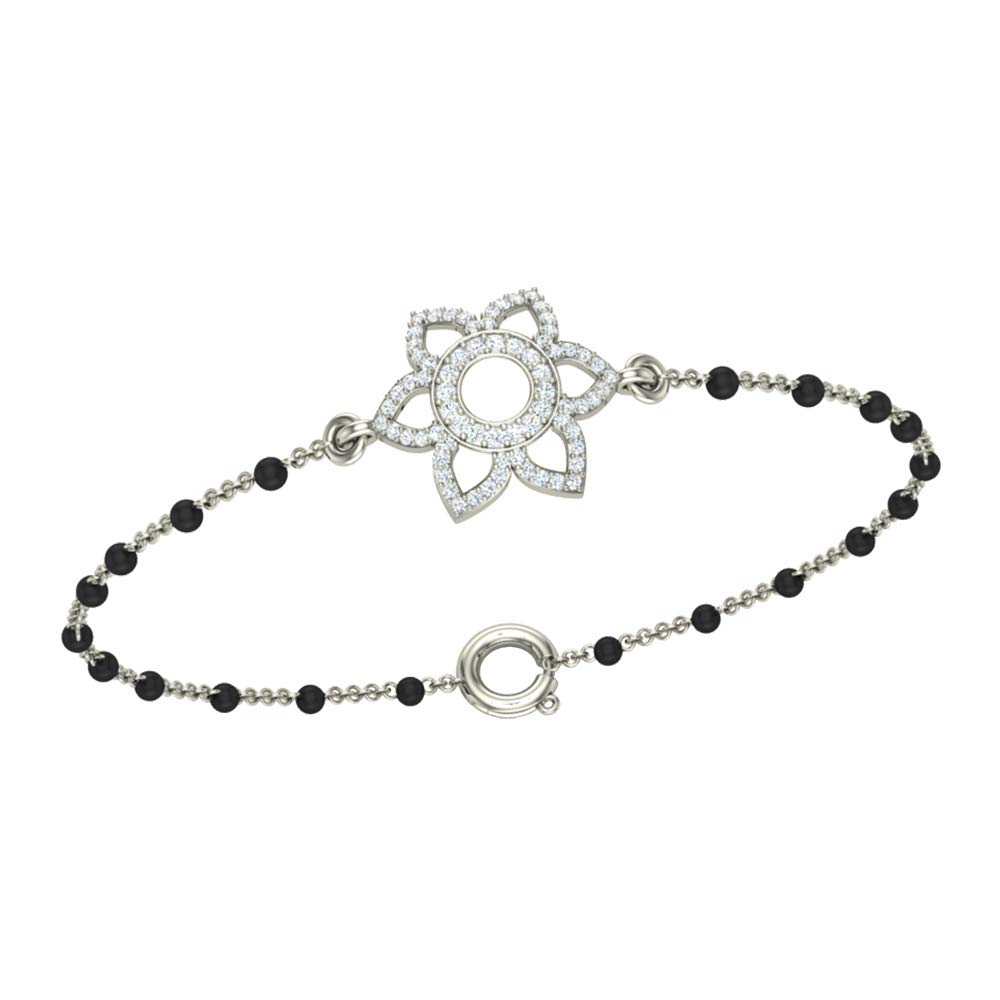 18K Yellow Gold Diamond Bracelet for Women