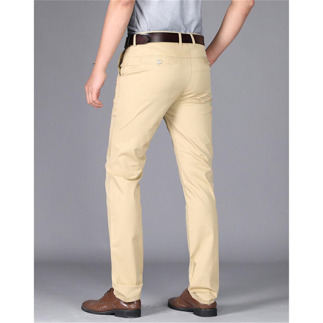 Vogrtcc Pantalones De Vestir para Hombre Pantalones De Negocios Pantalones De Traje Casual De Oficina