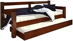 Bicama Madeira Maciça Confort - Castanho