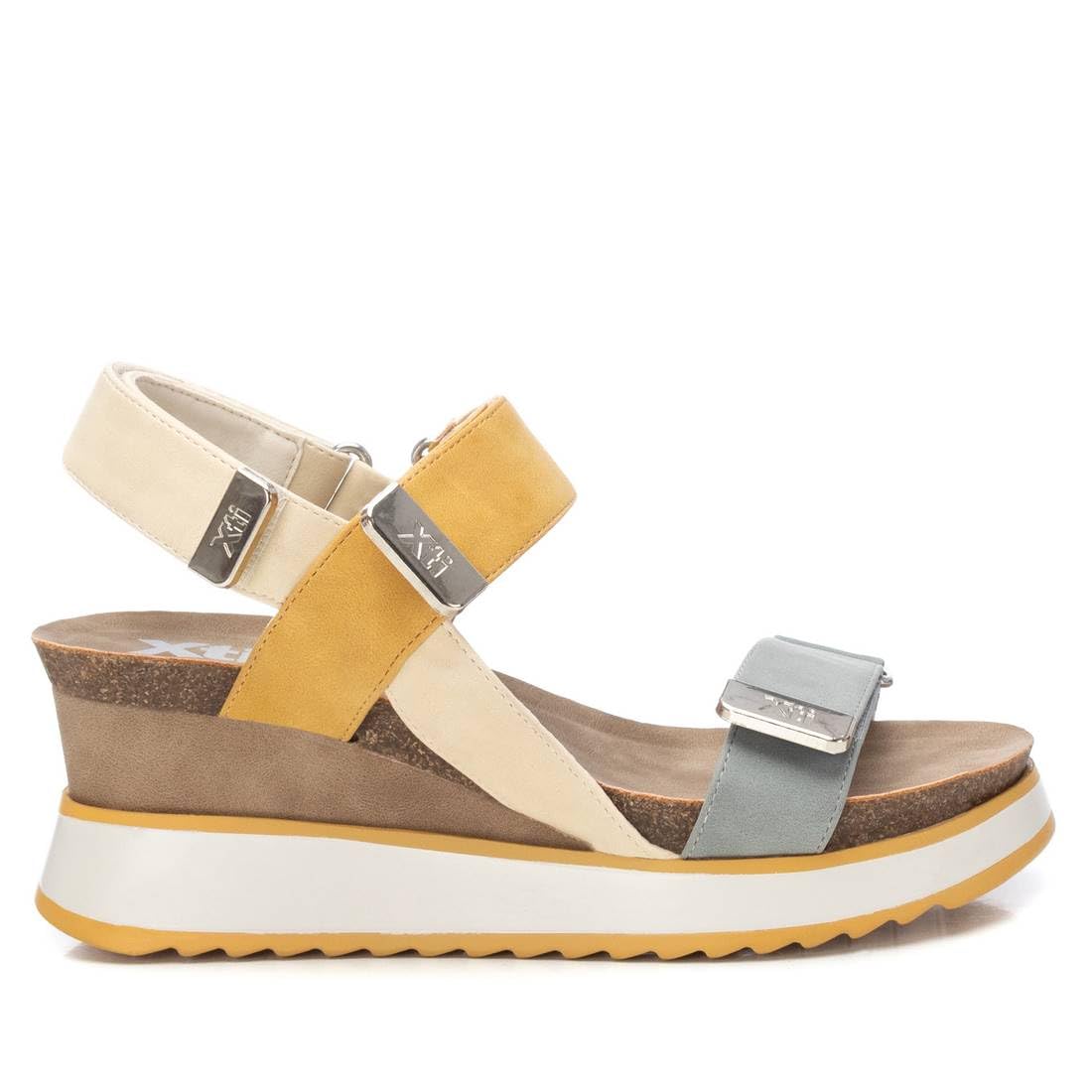XTI Women's 14282201 Wedge Sandal, Yellow 34, 5 UK