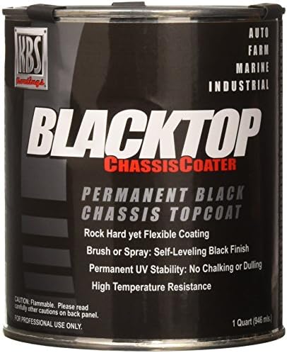 KBS Coatings 8401 Gloss Black BlackTop Chassis Paint - 1 Quart