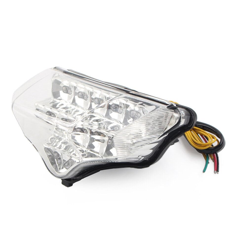 JKAPCYJFHF Feu arrière, clignotant, frein, transparent, compatible avec Yamaha FZ600 FZ6 FAZER