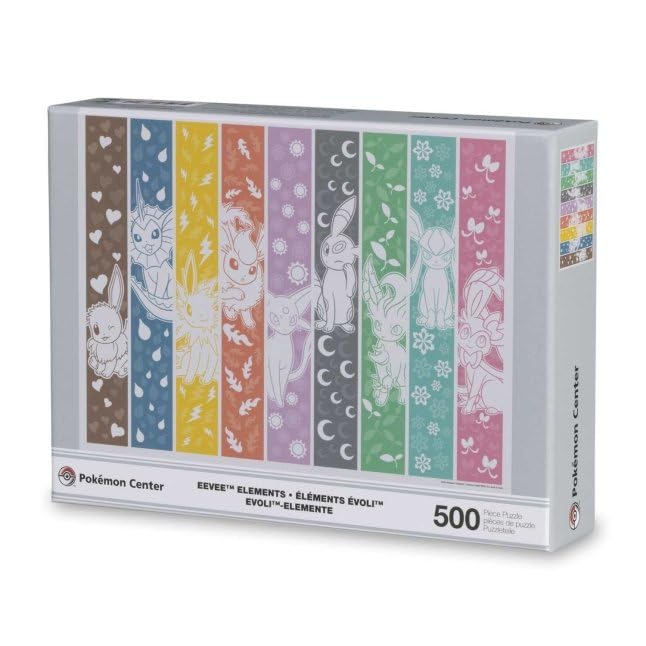 Amazon.com: Pokémon Center: Eevee Elements Pokémon Puzzle (500 Pieces) :  Toys & Games