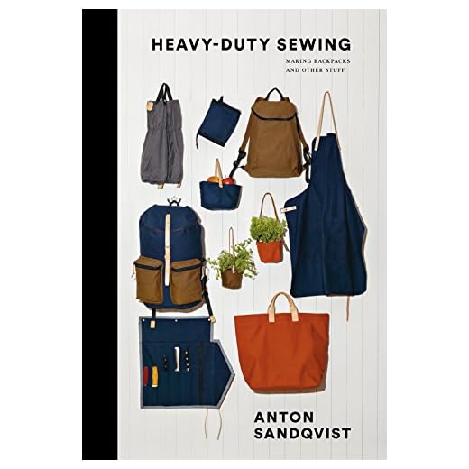 A blue backpack Heavy Duty Sewing Book for Beginners