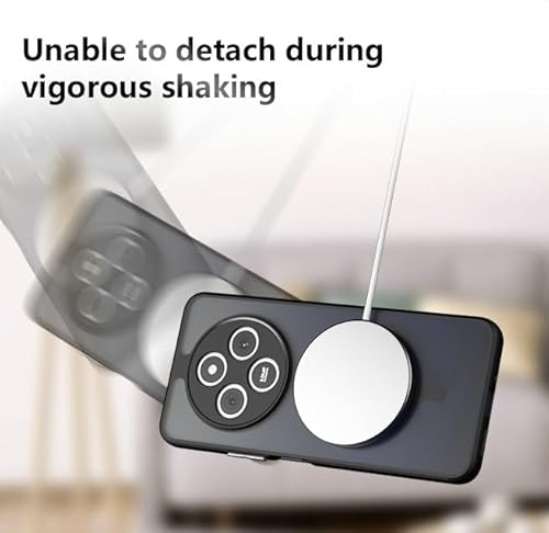 Kukoufey Capa compatível com Xiaomi Poco C75, compatível com MagSafe, compatível com Xiaomi Redmi A4 / 14C 2409BRN2CA / 14R 5G capa de celular magnética embutida antichoque preta