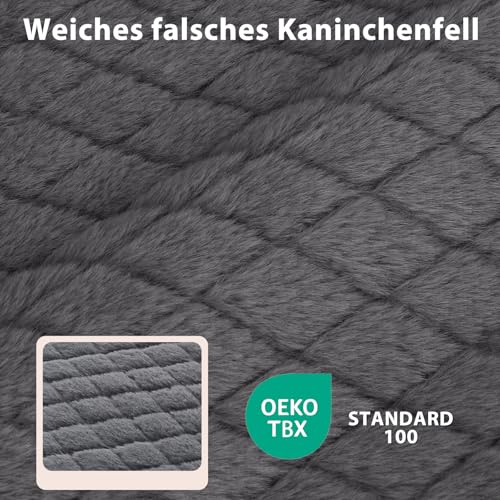 JOEJOY Orthopädisches Hundebett Grosse Hunde, XXL Hundekissen Waschbar Flauschig Hundematte, Hundematratze für Große Hunde, rutschfeste Unterseite, 119x74x10cm