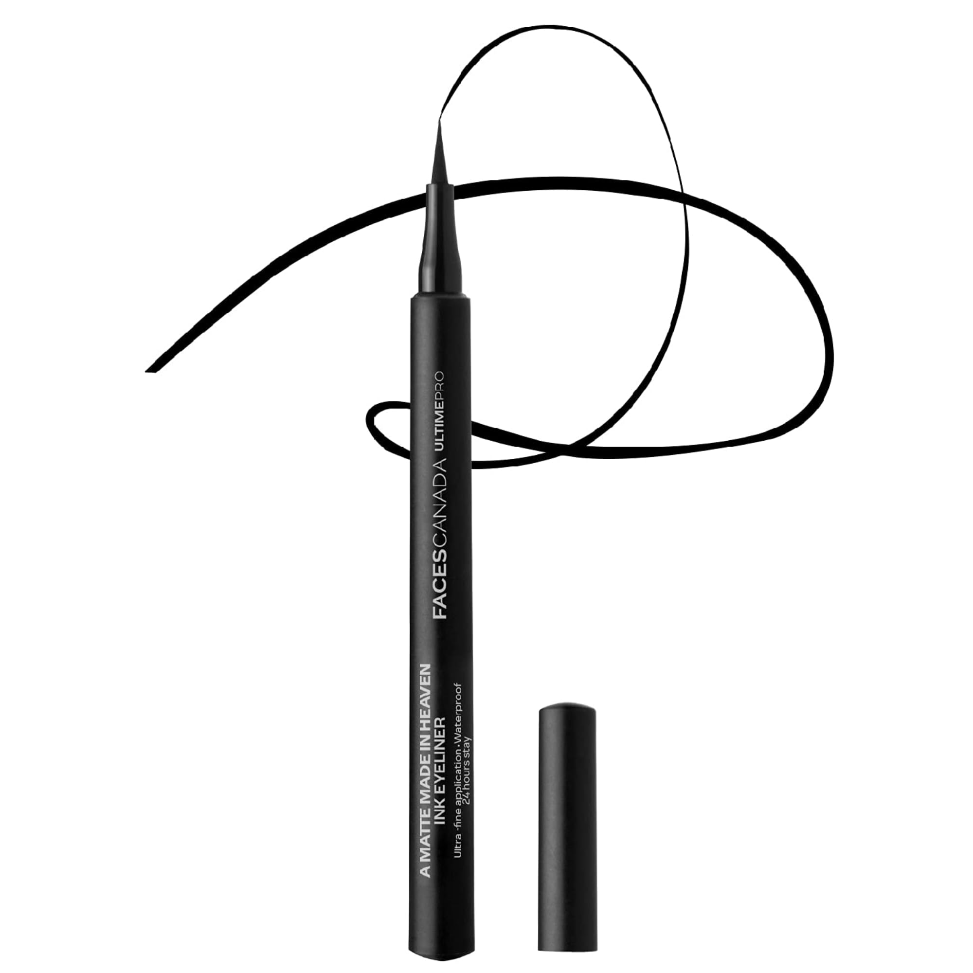 FACESCANADA Faces Ultime Pro A Matte Liner, Black, 1.2ml