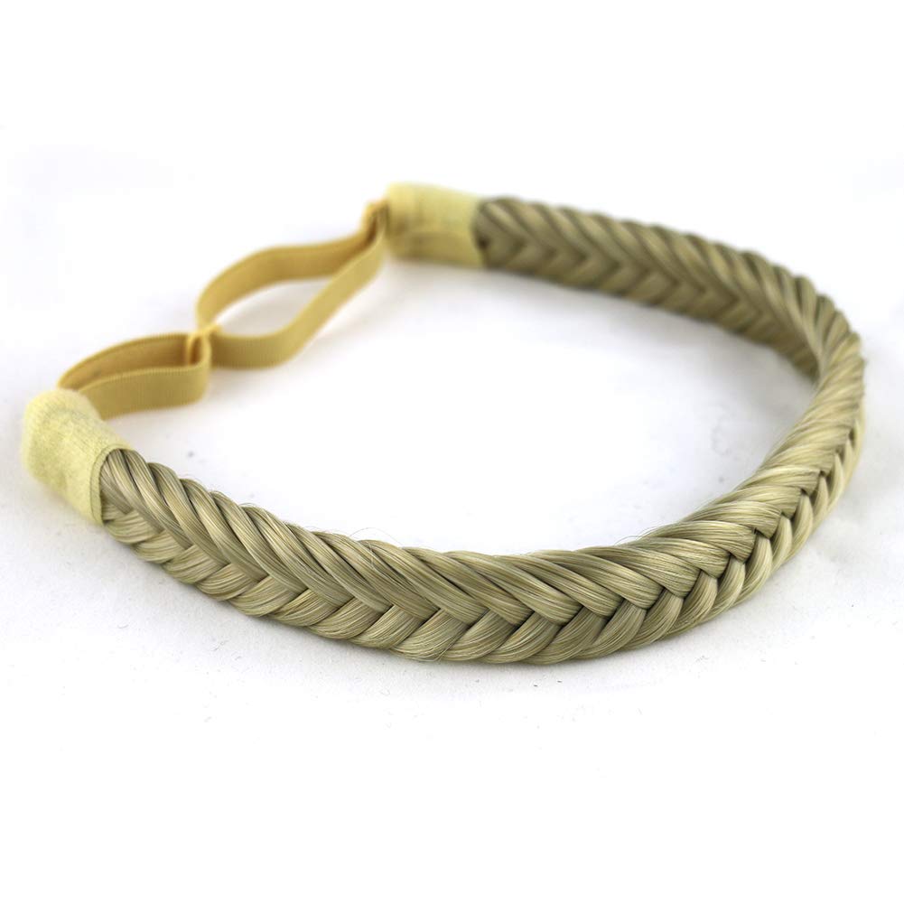 Beira Braids Women's Headband Hair Braid Natural Looking Synthetic Hair Piece Extension - Arisa Fishtail 613-27