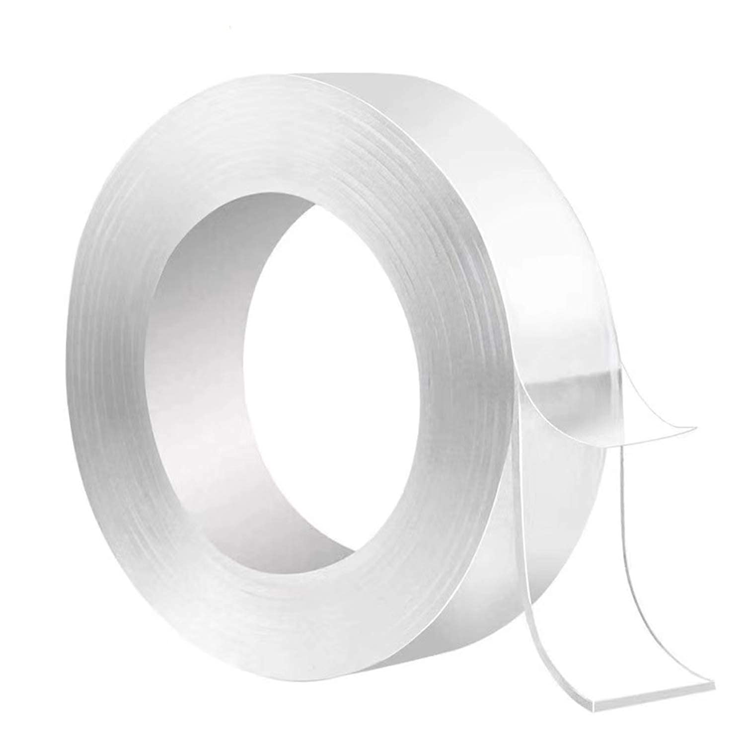 ADICTUM Double Sided Strong Adhesive Tape, Transparent Traceless Tape Removable Washable and Reusable Anti Slip Tape for Home Supplies Fixing Carpet Phones |3M (1)