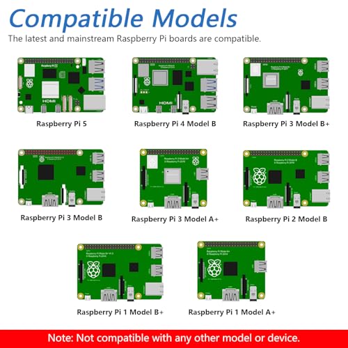 Image of FREENOVE 7 Inch Touch Display for Raspberry Pi 5 4 B 3 B+ A+, 800x480 Pixel IPS Monitor, 5-Point Capacitive Touchscreen, Driver-Free MIPI DSI Port