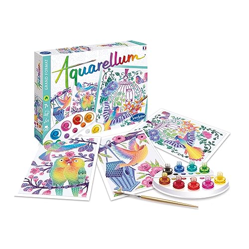 Sentosphère Aquarell-Malerei - Aquarellum Vögel