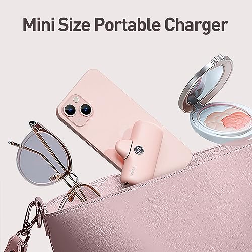 Image of iWALK USB-C Portable Charger for iPhone 15 /16, Mini 20W 4,800mAh Wireless Power Bank Fast Charging Travel Battery Pack Compatible with iPhone 16 /15 /15 Plus /15 Pro /15 Pro Max, Andriod Phone Samsung