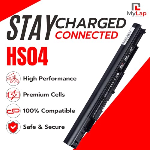 MYLAP HS04 Battery for HP HS04 4-Cell Compatible for Hp Pavilion 15-AY542TU, 15-AY542UR, 15-AY543TU, 15-AY543UR Laptop Battery Compatible with Hp... - Image 2