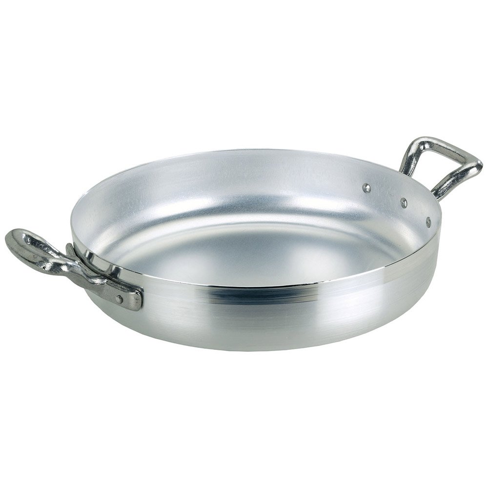 Pentole Agnelli Family Cooking Aluminium Omelette Pan With 2 Handles, Diameter 14 Cm.