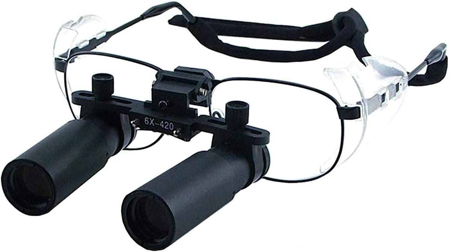 asdchZen Portable Magnifying Glasses,6X Binocular Dental Surgery Loupes,Optical Headband Magnifier For The Higher Magnification And Enhanced Clarity Of The Image.