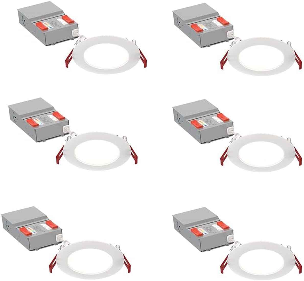 LED Recessed Lights 4 Inch Round Baffle Wafer
