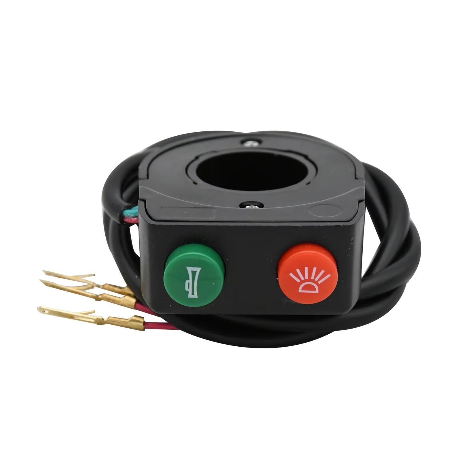 Interruttore manubrio da moto da 22 mm ATV Scooter Bicicletta elettrica Parti di rimontaggio universali Pulsante combinato clacson e fari Manubrio Kill Interruttore