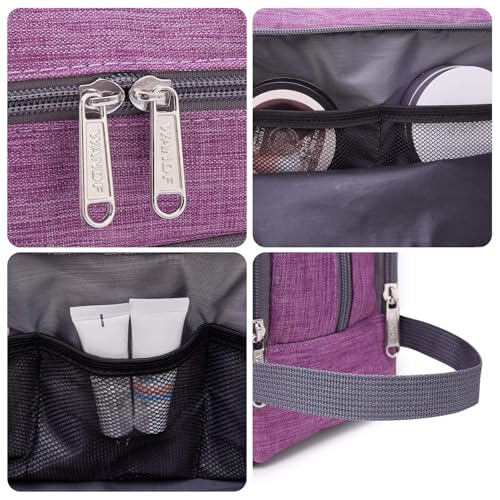 Image of WANDF Travel Toiletry Bag for Men, Small Dopp Kit for Toiletries