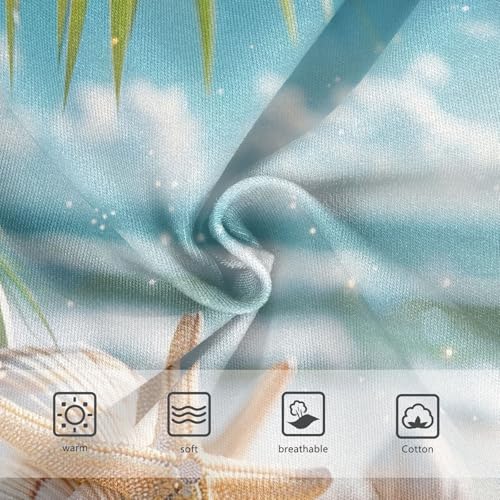 Bright Girls Underwear Toddlers 2t Cotton Girl Panties Cute Summer Starfish Seashells Beach Briefs Kids Undies3