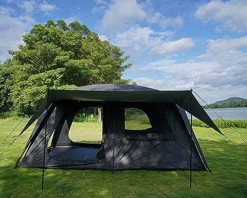 Vidalido 4-6 Person Camping Tent with 3 Door 2 Room Large Family Cabin Tents の商品画像 3