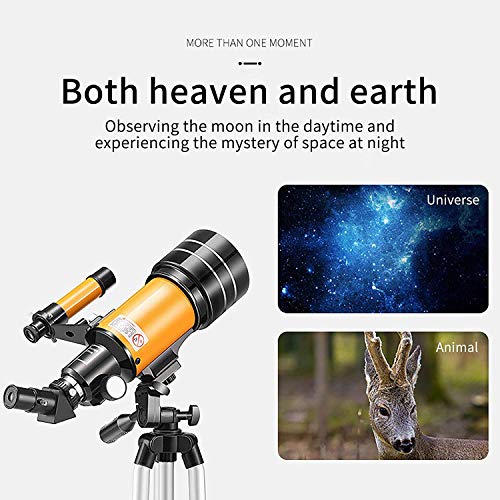 Telescopio astronómico refractor profesional con trípode miniatura 3