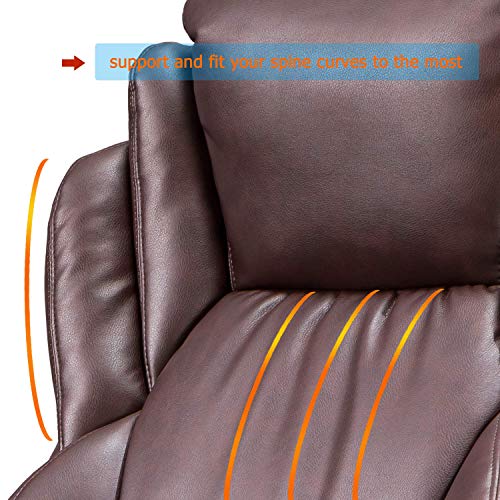 Ovios B083SKJ6VV Executive Office Chair High Back Desk Chair Modern Office Chair Leather Computer Desk Chair thumb #2