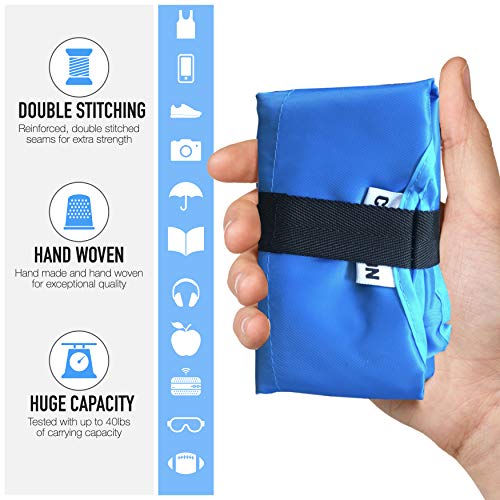 Cruise On Collapsible Travel Tote Bag, Large, Lightweight, Waterproof Nylon for Cruise, Beach, Shopping & Travel, Foldable & Packable into Small Pouch, Durable Carryall for Women & Men3