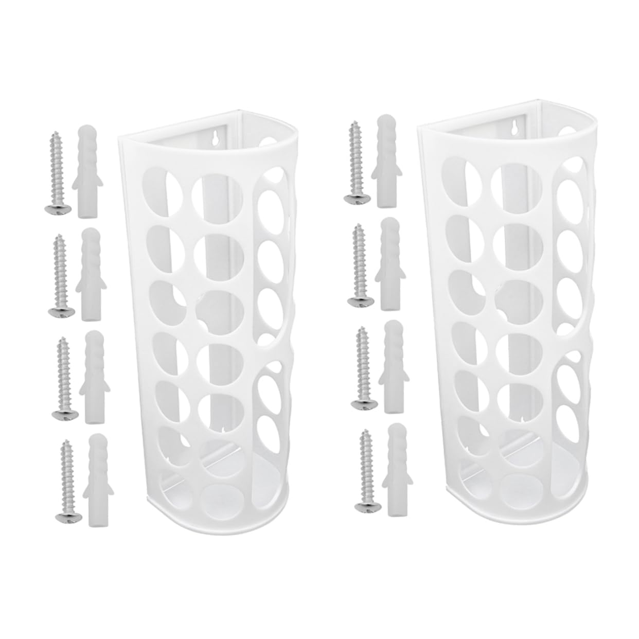 Operitacx Vinyl Roll Adhesive Organizer 14-Hole Craft Room Storage Rack Space-efficient Paper Roll Holder